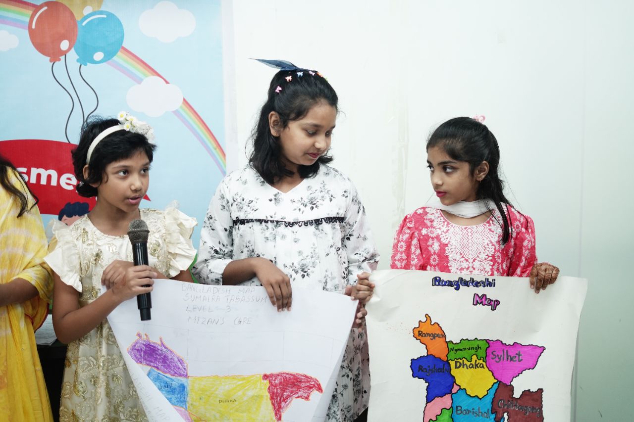Kids' English classroom moment